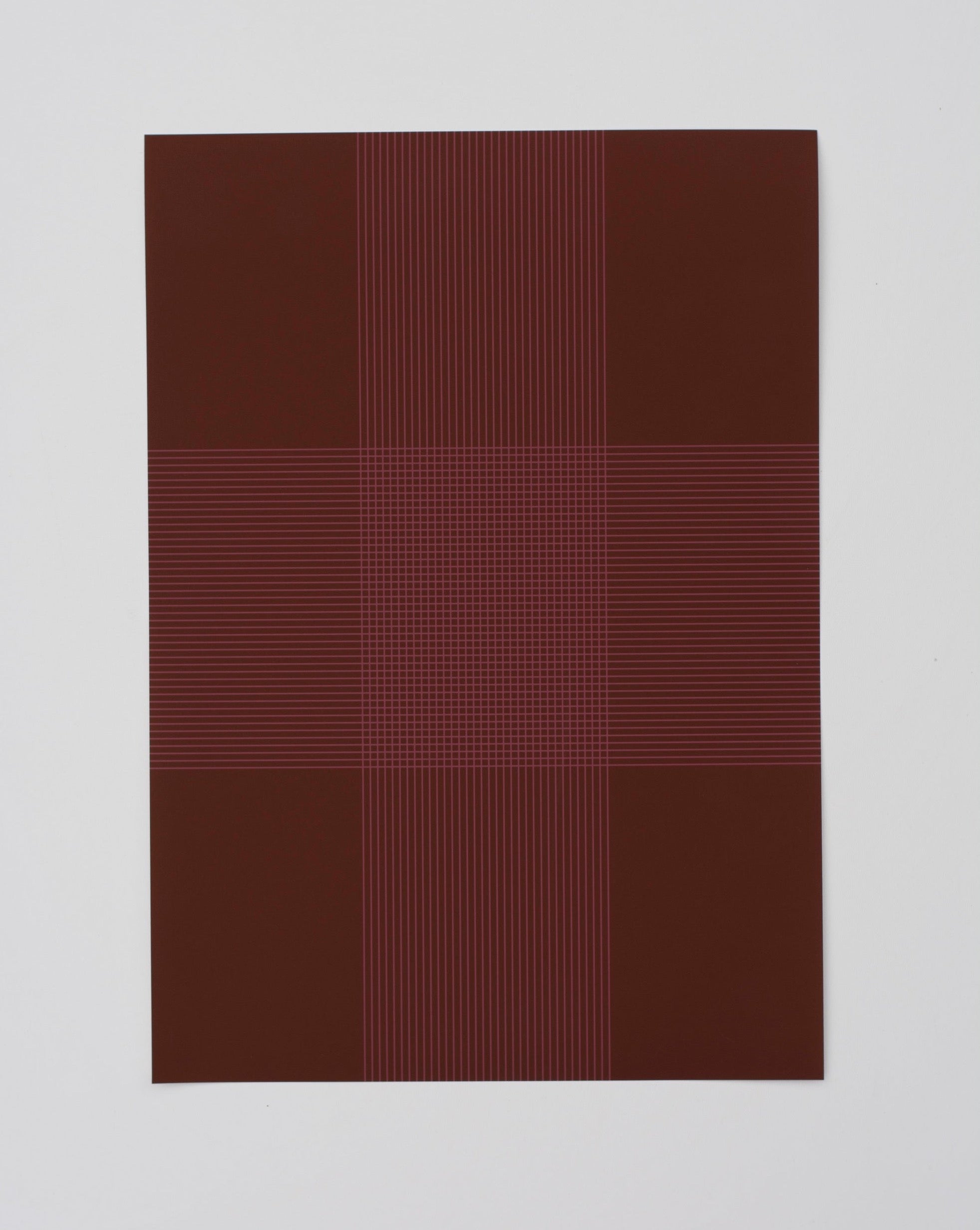 Tisk linky - vínový