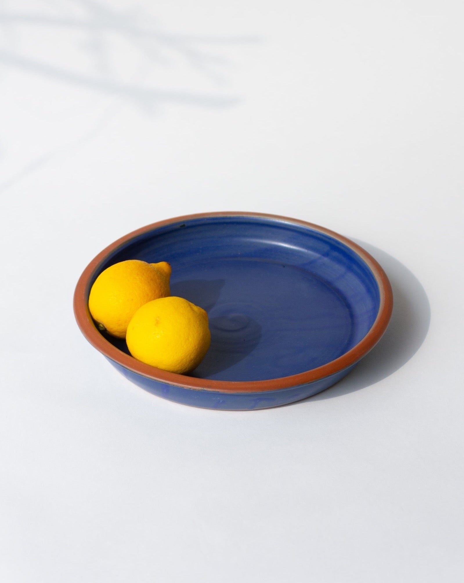 Glazovaná mísa modrá