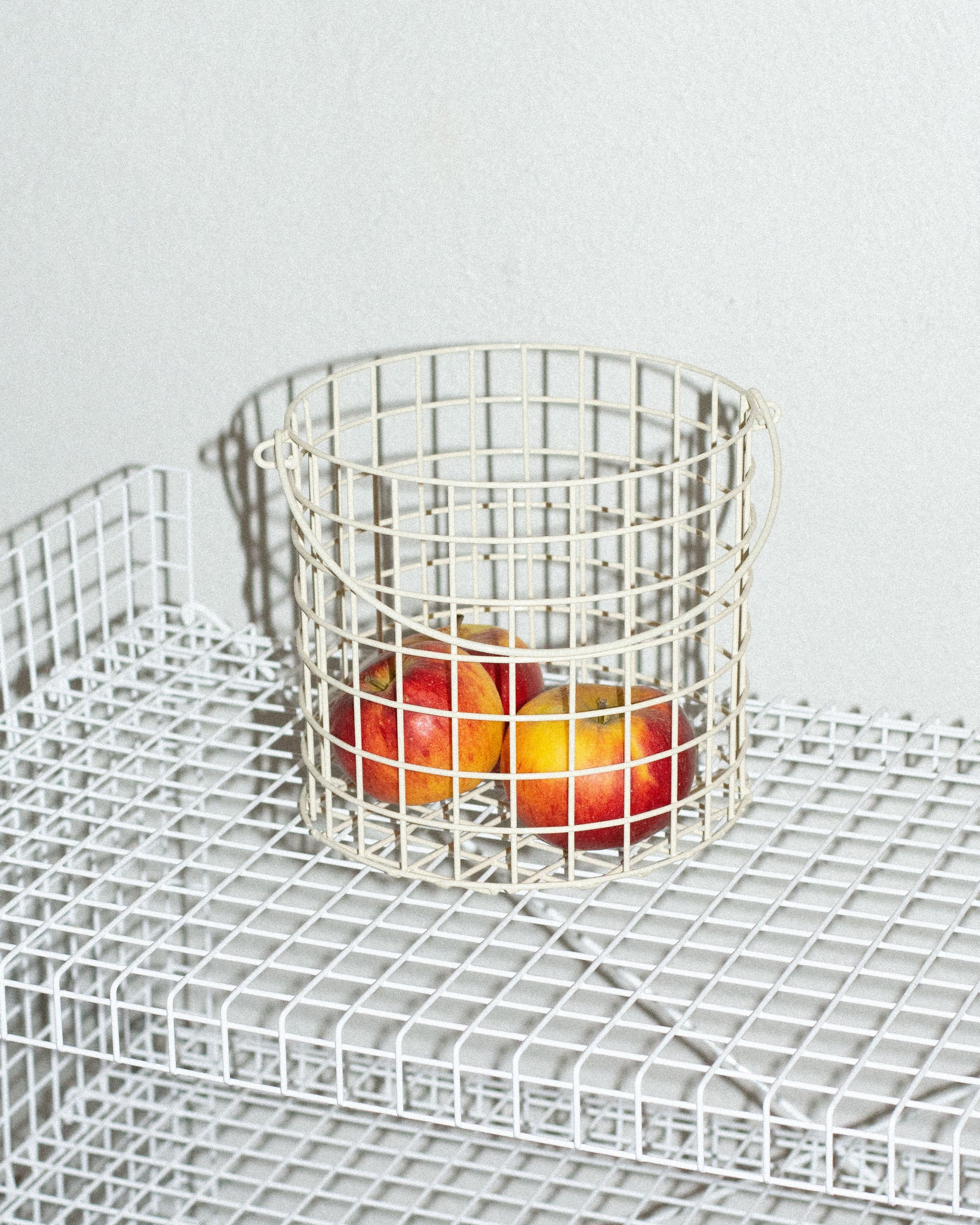 Wire basket B - beige