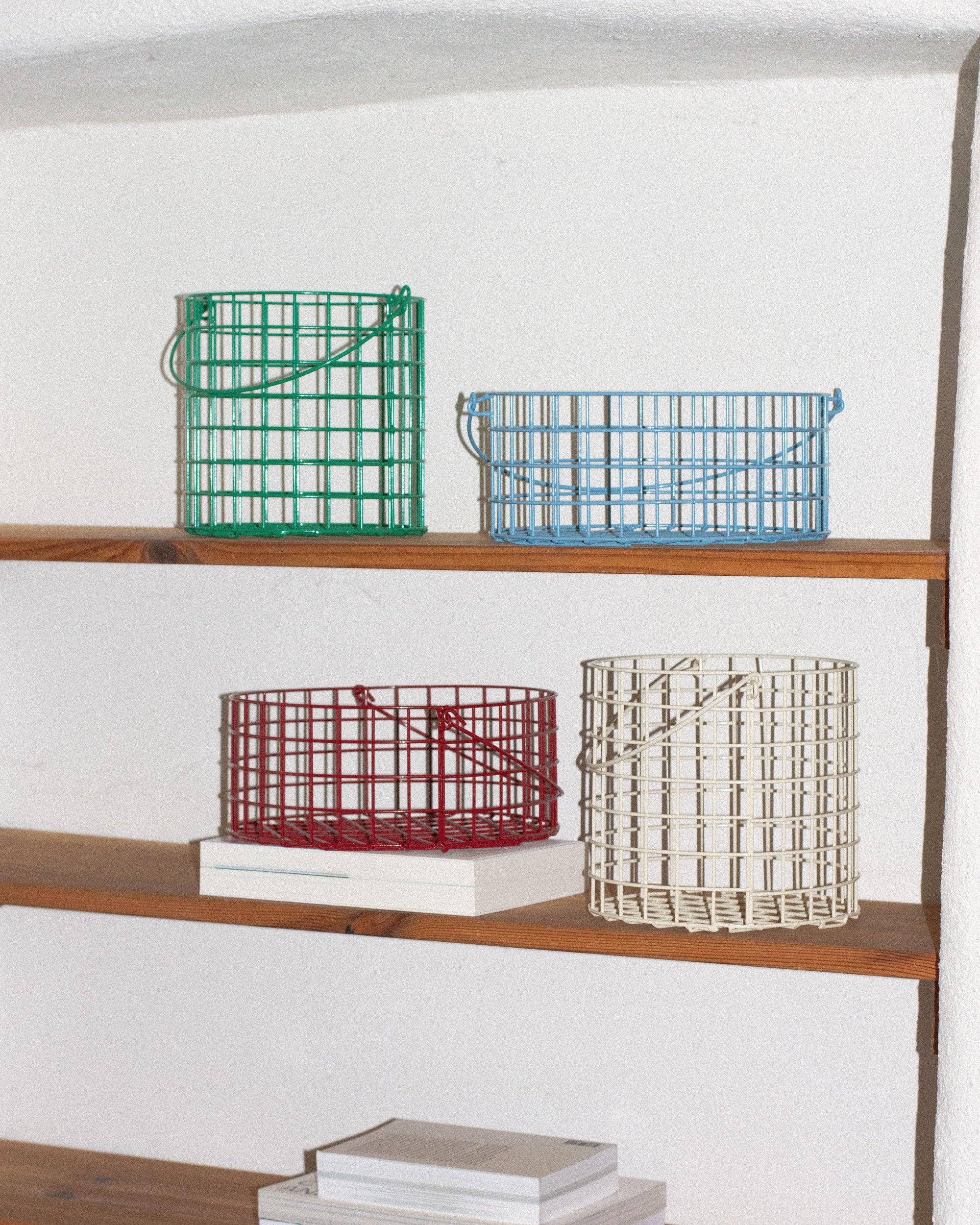 Wire basket B - beige
