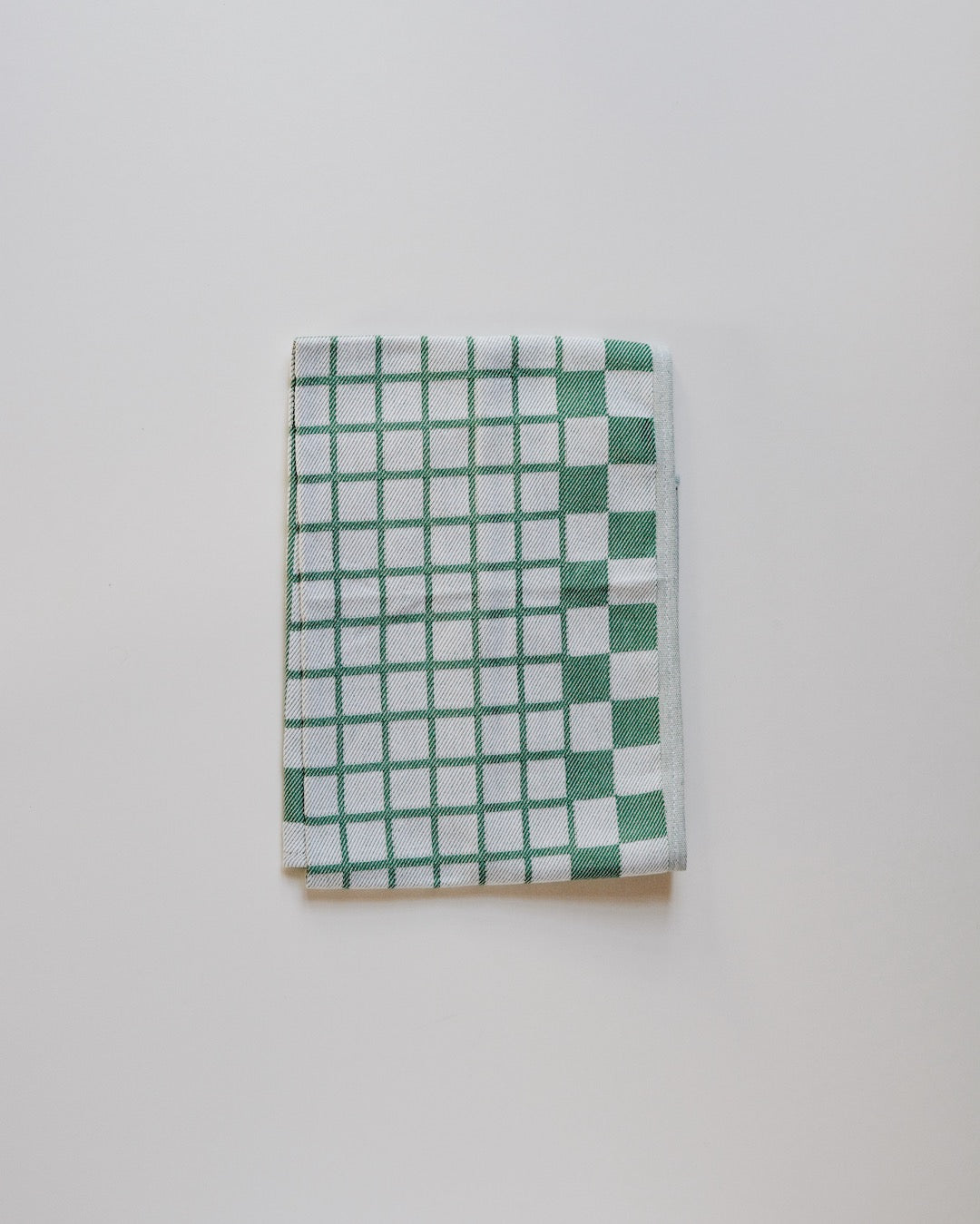 Kitchen towel - green checked