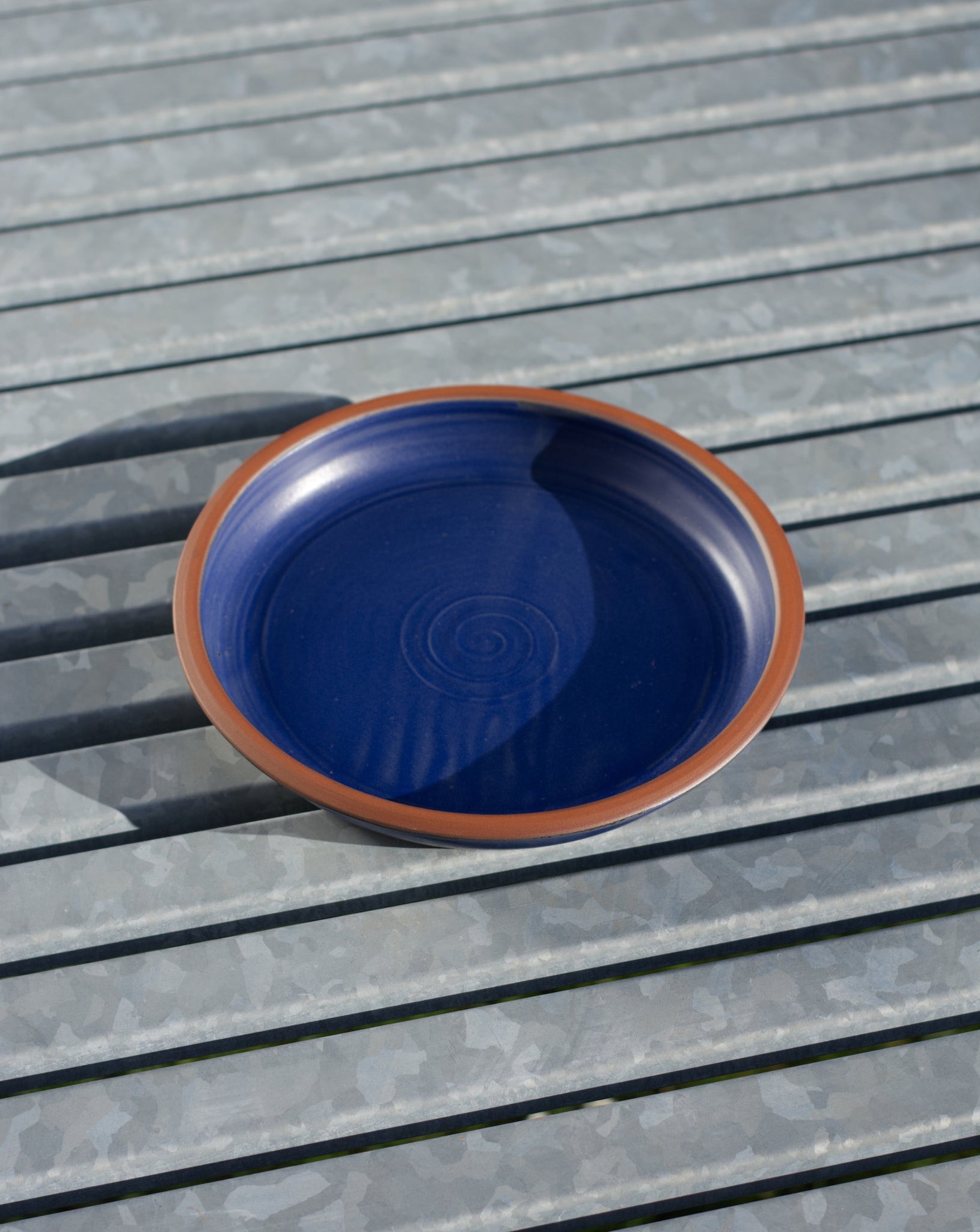 Glazed bowl - blue