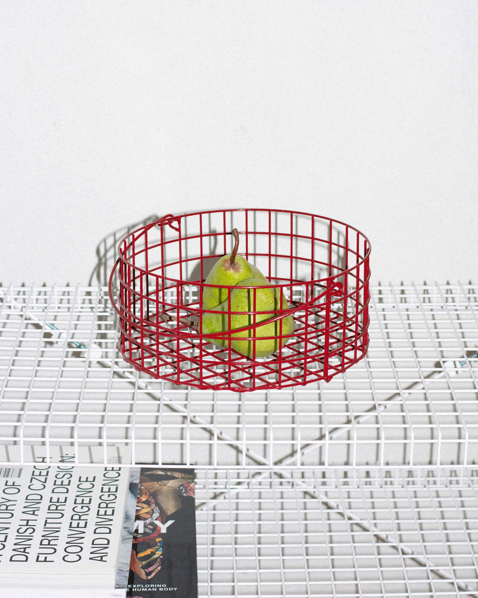 Wire basket A - red