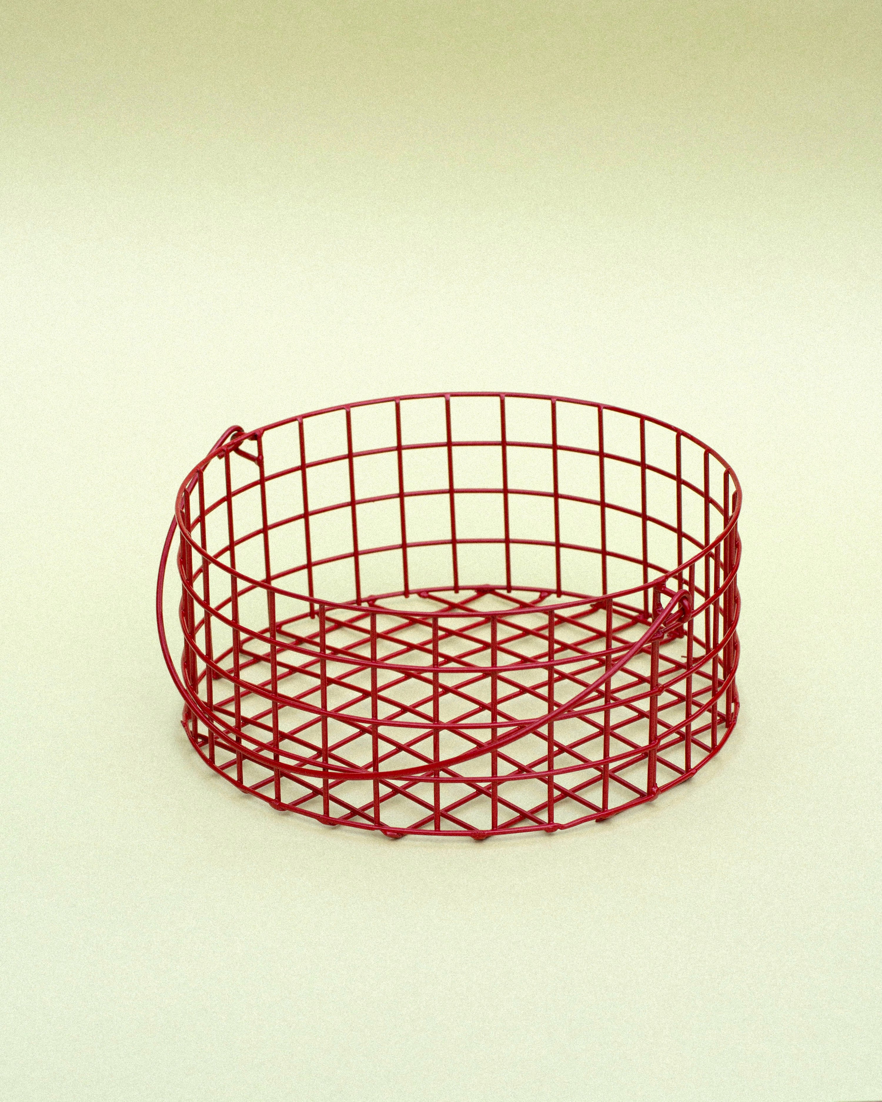 Wire basket A - red